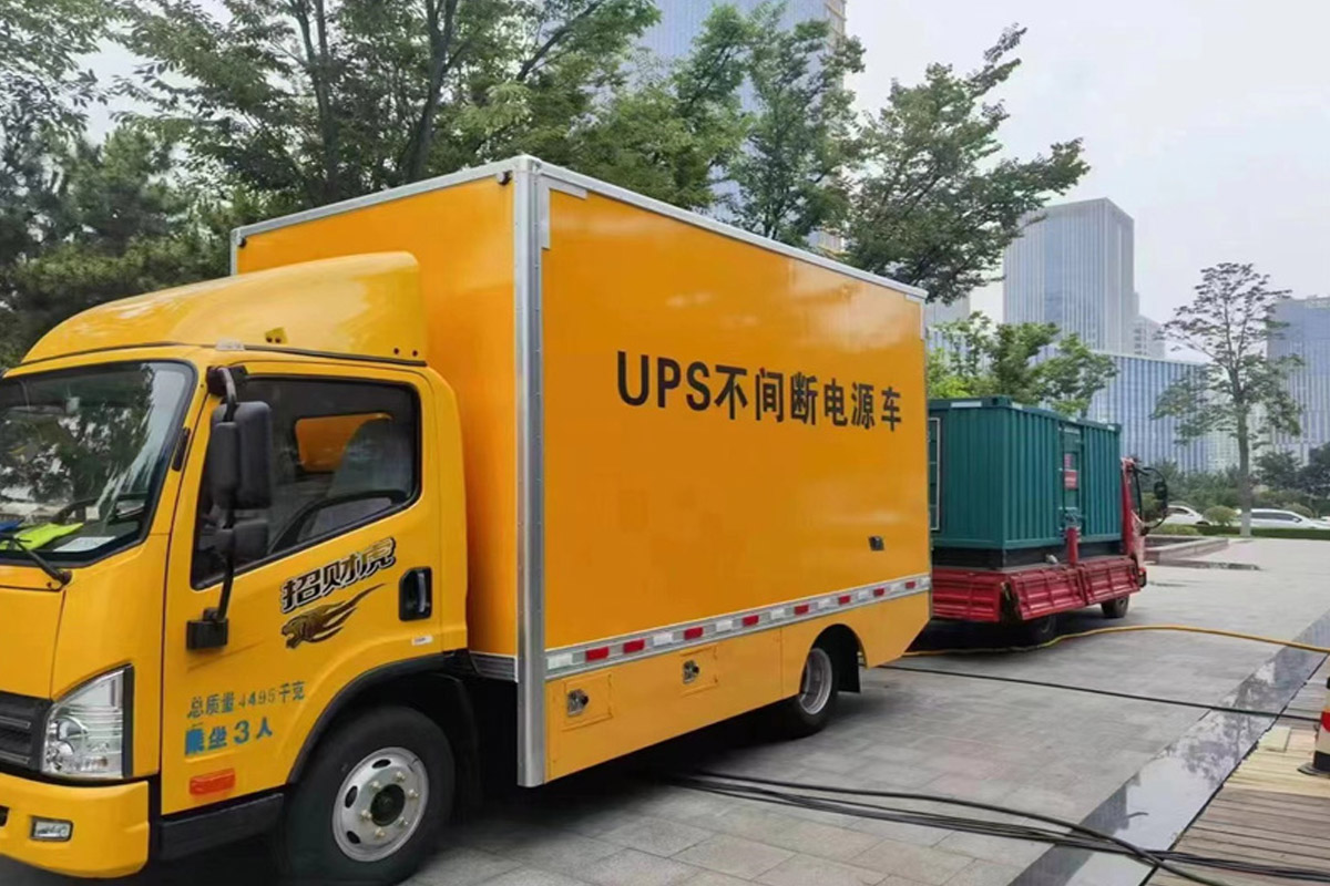 乌恰发电机租赁施工现场