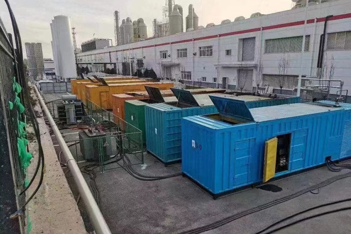 乌恰发电机租赁施工现场